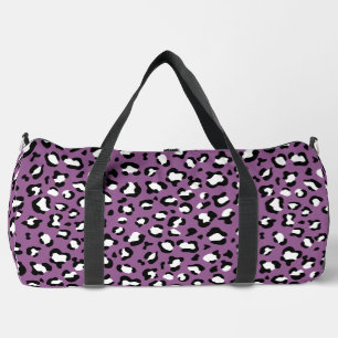 Leopard Pattern, Leopard Spots, Purple Leopard Duffle Bag