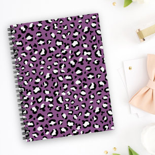 Leopard Pattern, Leopard Spots, Purple Leopard Notebook