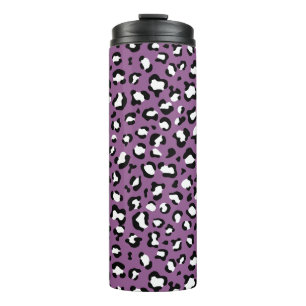 Leopard Pattern, Leopard Spots, Purple Leopard Thermal Tumbler