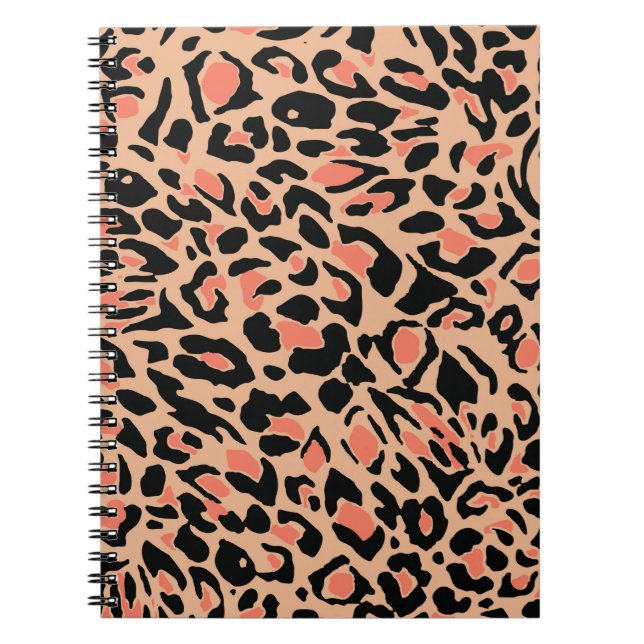 Leopard pattern notebook (Front)