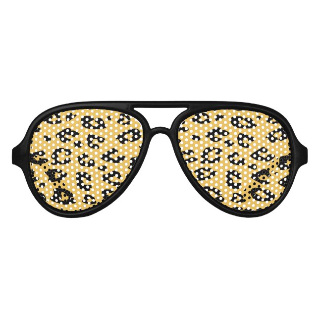 Leopard pattern party shades | animal print design (Front)