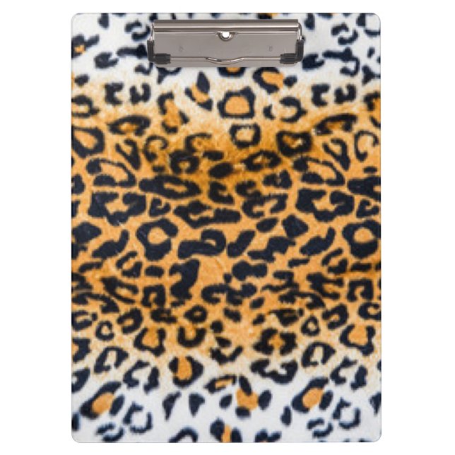 Leopard Pattern Print Clipboard (Front)