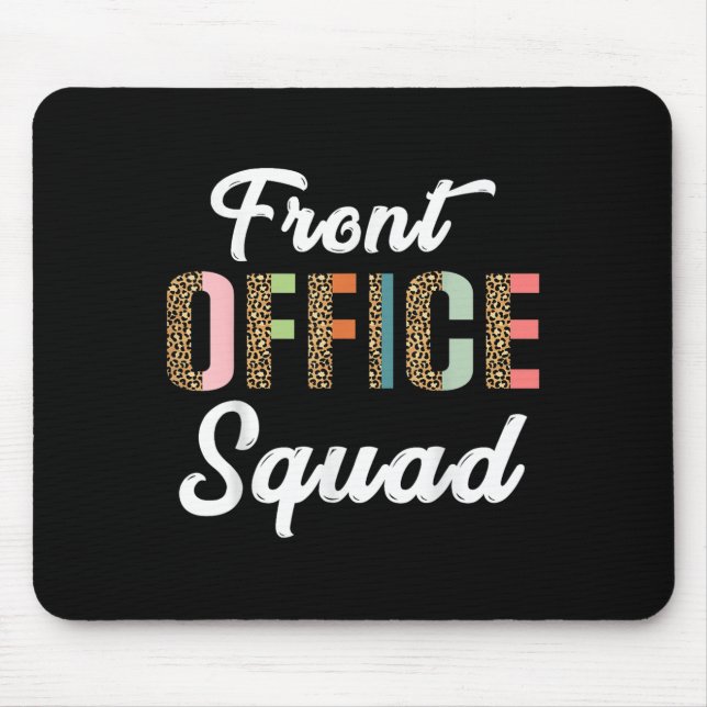 Leopard Pattern School Secretary Admin Front Offic Mouse Mat (Front)