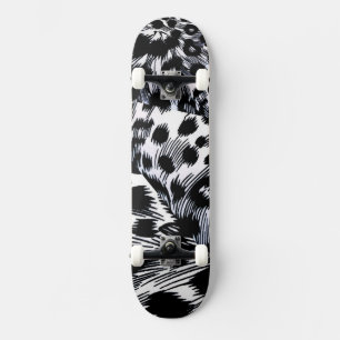 Leopard Pattern Skateboard