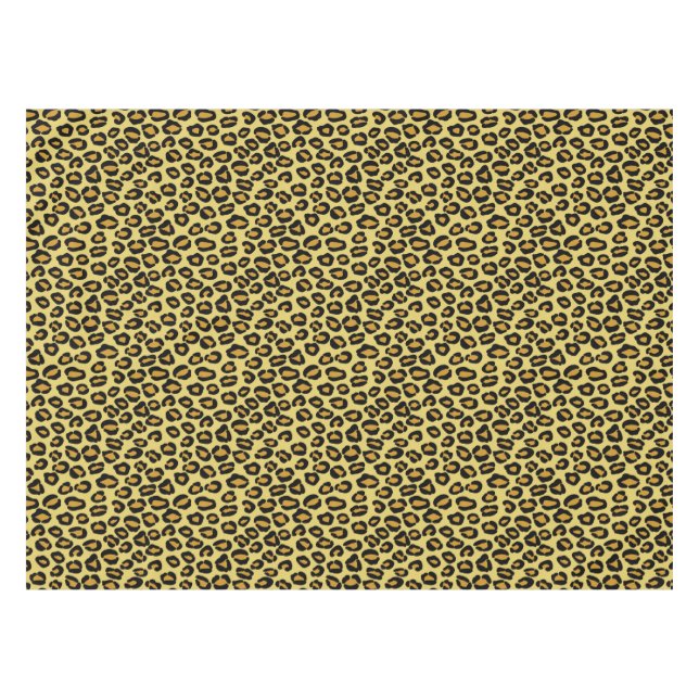 Leopard Pattern Tablecloth (Front (Horizontal))