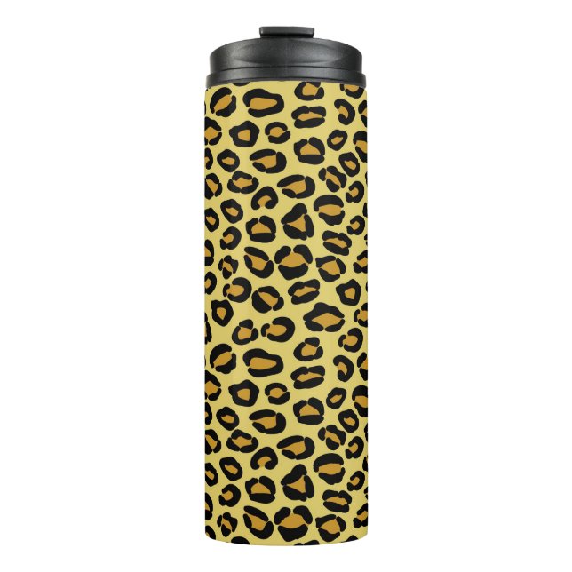 Leopard Pattern Thermal Tumbler (Front)