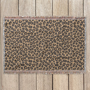 Leopard Pattern Throw Blanket