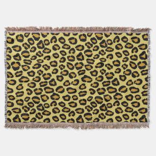 Leopard Pattern Throw Blanket