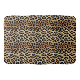 Leopard pattern, tiger, leopard skin, fashionable, bath mat