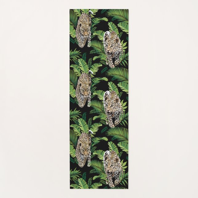 Leopard Pattern yoga mat (Front)