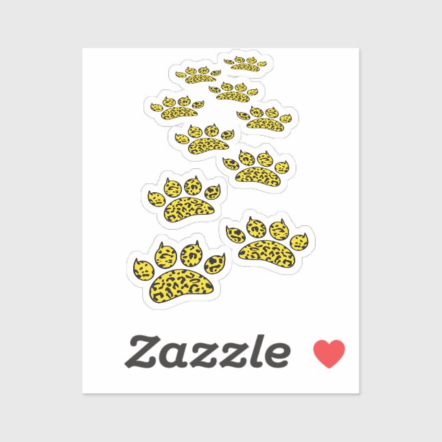 Leopard Paw Print Throw (Sheet)
