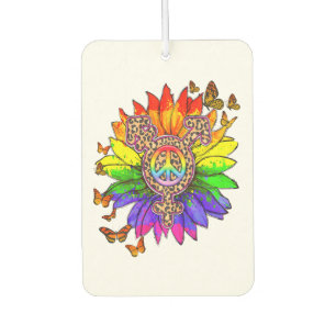 Leopard Pe Sign LGBT Pride Month Car Air Freshener