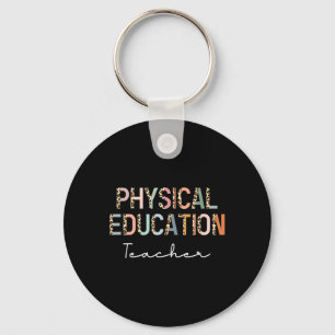 Leopard Pe Teacher Ck To School Physical Education Key Ring