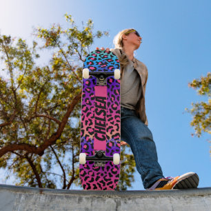 Leopard Personalised Skateboard Deck