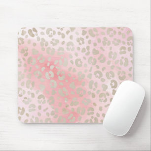 Leopard Pink Pattern Mouse Mat