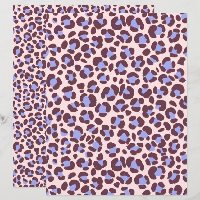Leopard Pink Purple Brown (Front/Back)