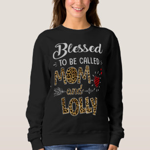 Leopard Plaid Heart Blessed To Be Called Mum And Sweatshirt