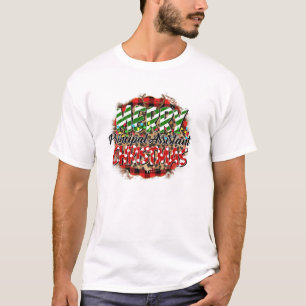 Leopard Plaid Merry Principal Assistant Christmas T-Shirt