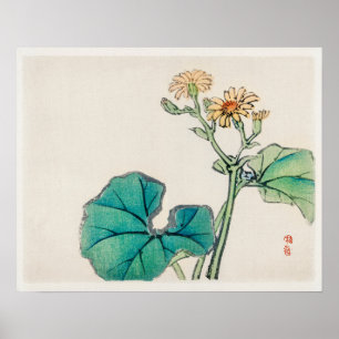 Leopard plant by Kōno Bairei (1844-1895) Poster