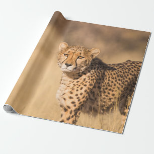 LEOPARD PORTRAIT WRAPPING PAPER