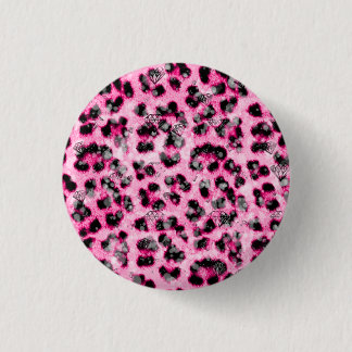 Leopard Print 3 Cm Round Badge