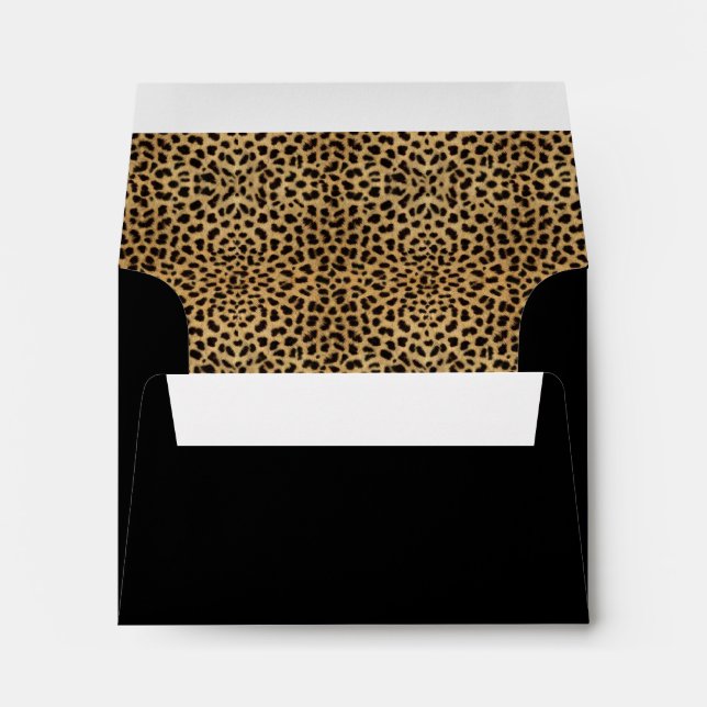 Leopard Print A2 Note Card Envelopes (Back (Bottom))