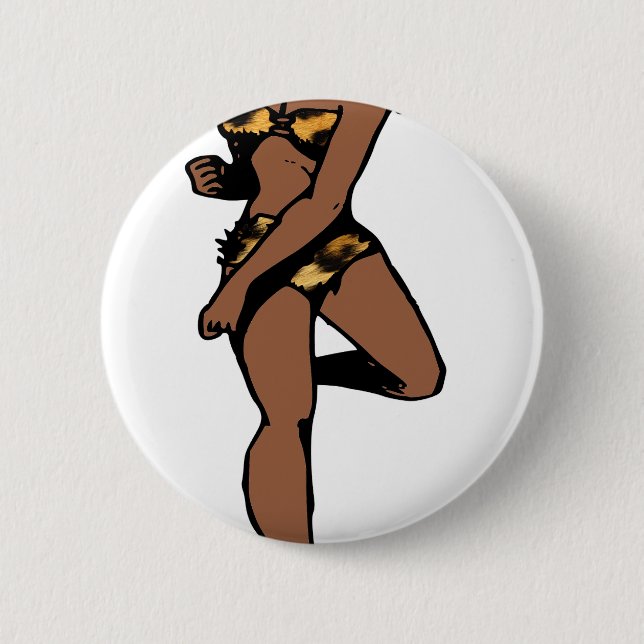 leopard print african pin up (Front)
