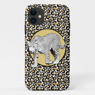 Leopard print all-over design iPhone 11 case