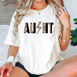 Leopard Print amazing auntie birthday T-Shirt