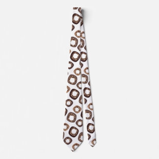 Leopard Print and Donut Pattern Tie