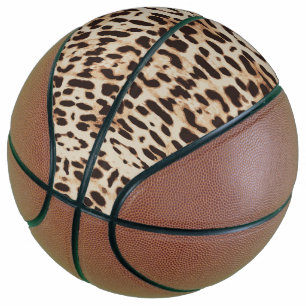 Leopard Print Animal Pattern Basketball