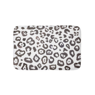 Leopard Print Animal Pattern Bath Mat