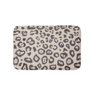 Leopard Print Animal Pattern Bath Mat