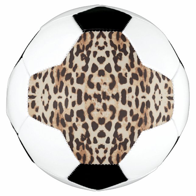 Leopard Print Animal Pattern Football (Front)