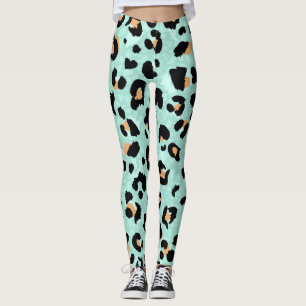 Leopard print, animal pattern leggings