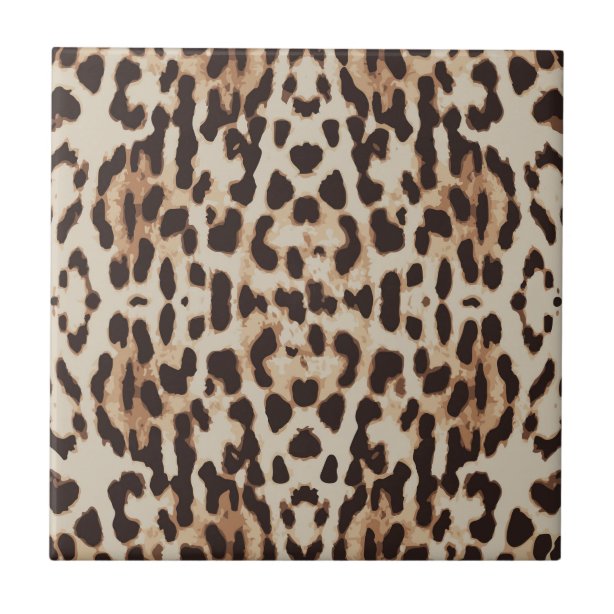 Animal Print Decorative Ceramic Tiles Zazzle.co.uk