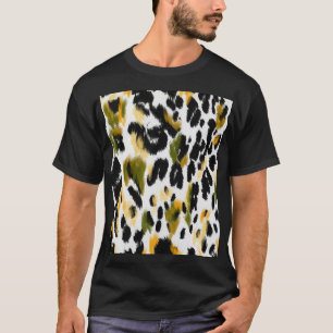 Leopard Print: Animal Texture Background T-Shirt
