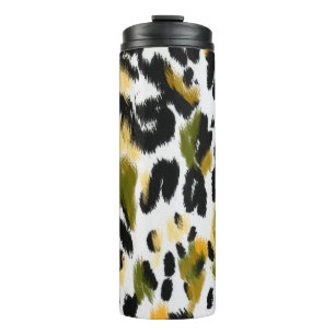 Leopard Print: Animal Texture Background Thermal Tumbler