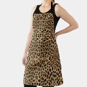 Leopard Print Apron