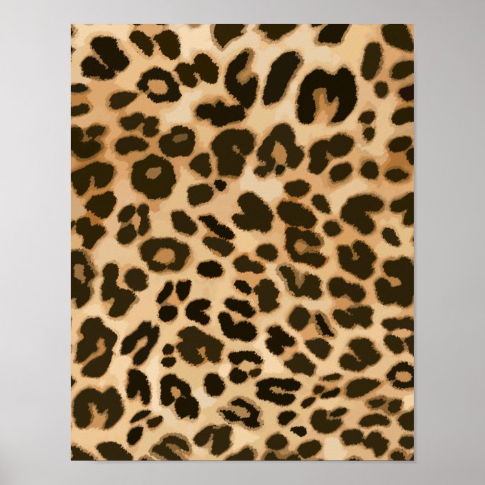 Leopard Print Background | Zazzle.co.uk