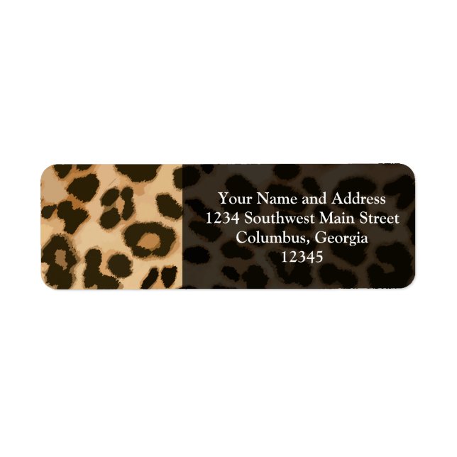 Leopard Print Background (Front)