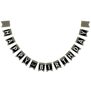 Leopard Print Banner, Customisable Bunting