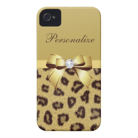 Leopard Print Bling iPhone 4/4S Cases | Zazzle.co.uk