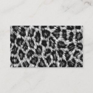 Leopard Print Business Card