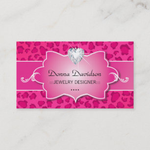 Leopard Print Business Cards