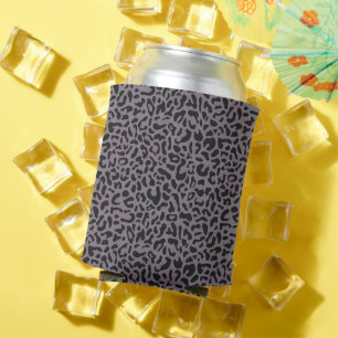 Leopard Print Can Cooler