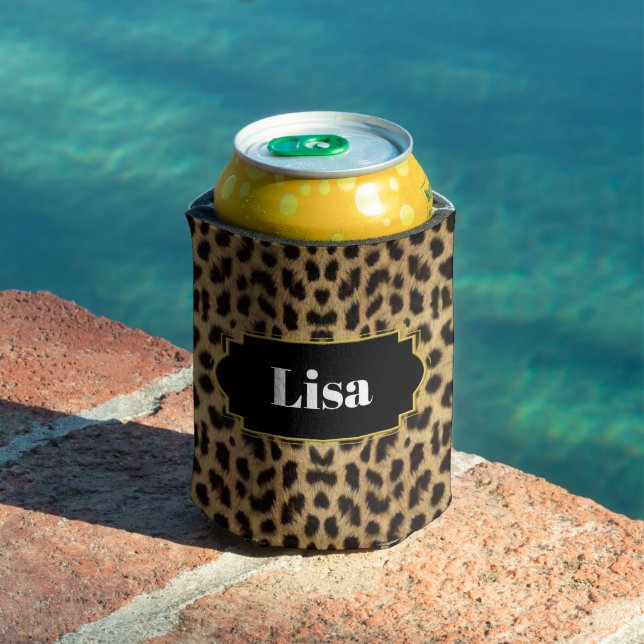 Leopard Print Can Cooler (In Situ Pool)