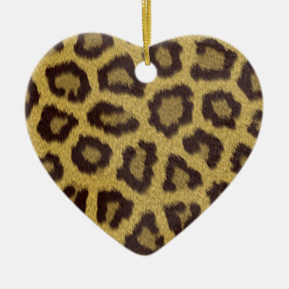 Leopard Print Ceramic Tree Decoration