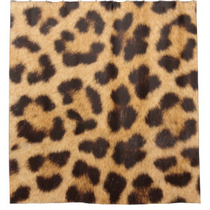 Leopard Print Cheetah Shower Curtain