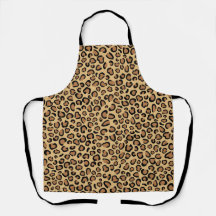 Leopard Print Chefs Apron